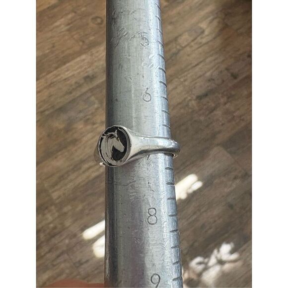 Sterling Silver Horse Head Ring, NEW, size 7, Handmade, Artisan - Picture 8 of 9